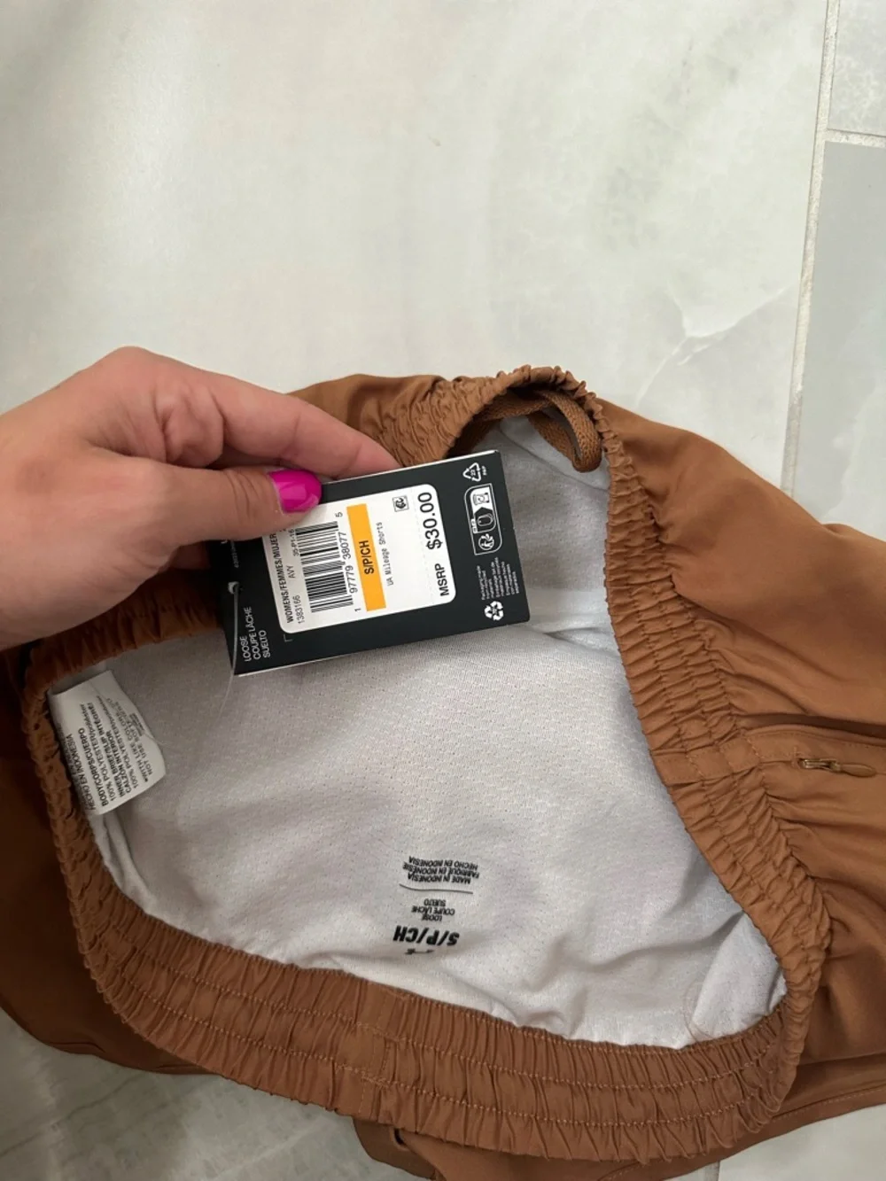 Under Armour Women's Rust Athletic Running Shorts - Picture 6 of 6